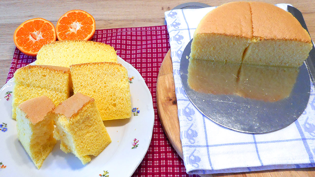 špongiová-torta-s-pomarančovou-šťavou